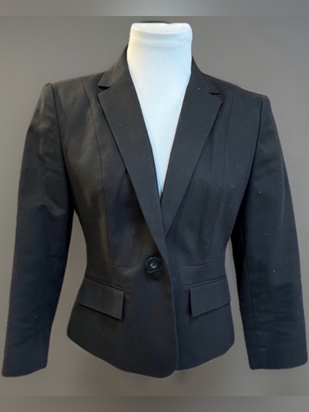 CALVIN KLEIN Cropped Stretch Blazer Jacket